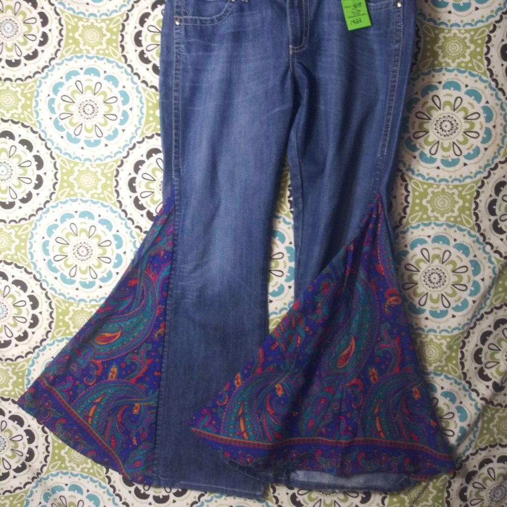 1922 Jeaniemade Size 13/14 Wrangler Bell-Bottoms
